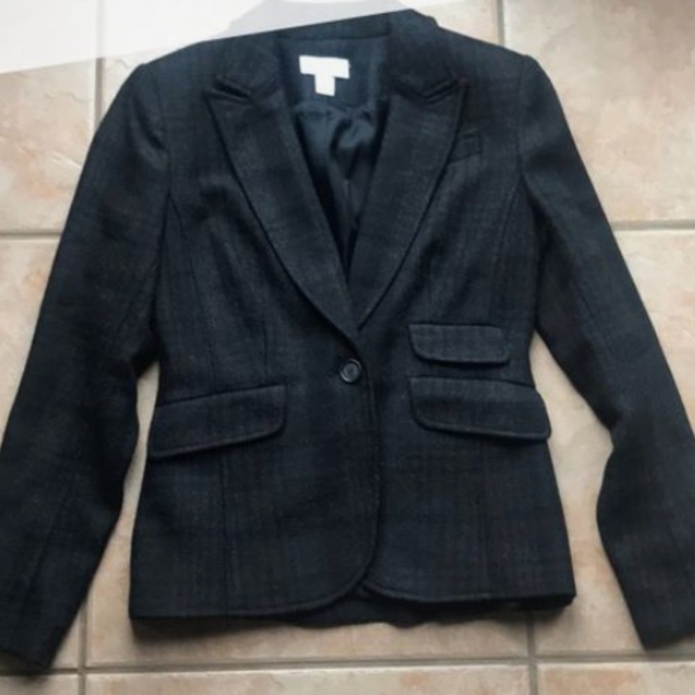Ann Taylor LOFT wool riding blazer, size 00